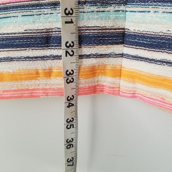 Trina Turk Multi-colored Angela Sandscape Jacquard Short Sleeve Shift Dress 8 - Picture 10 of 16